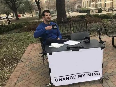Change My Mind meme about Inokim