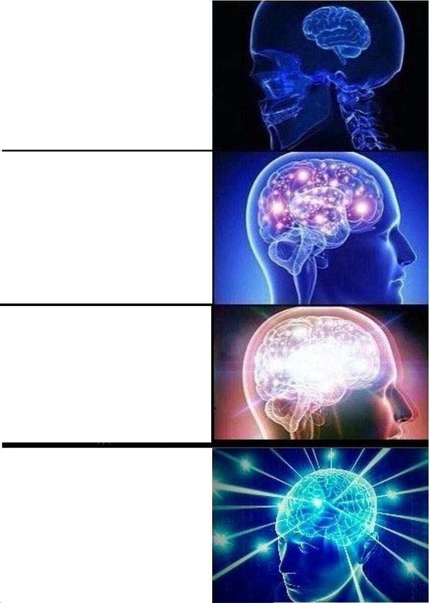 Expanding Brain meme about Inokim