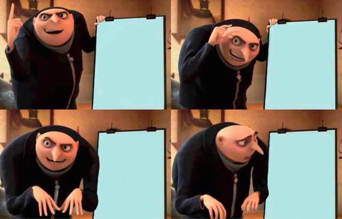 Gru's Plan meme about Inokim
